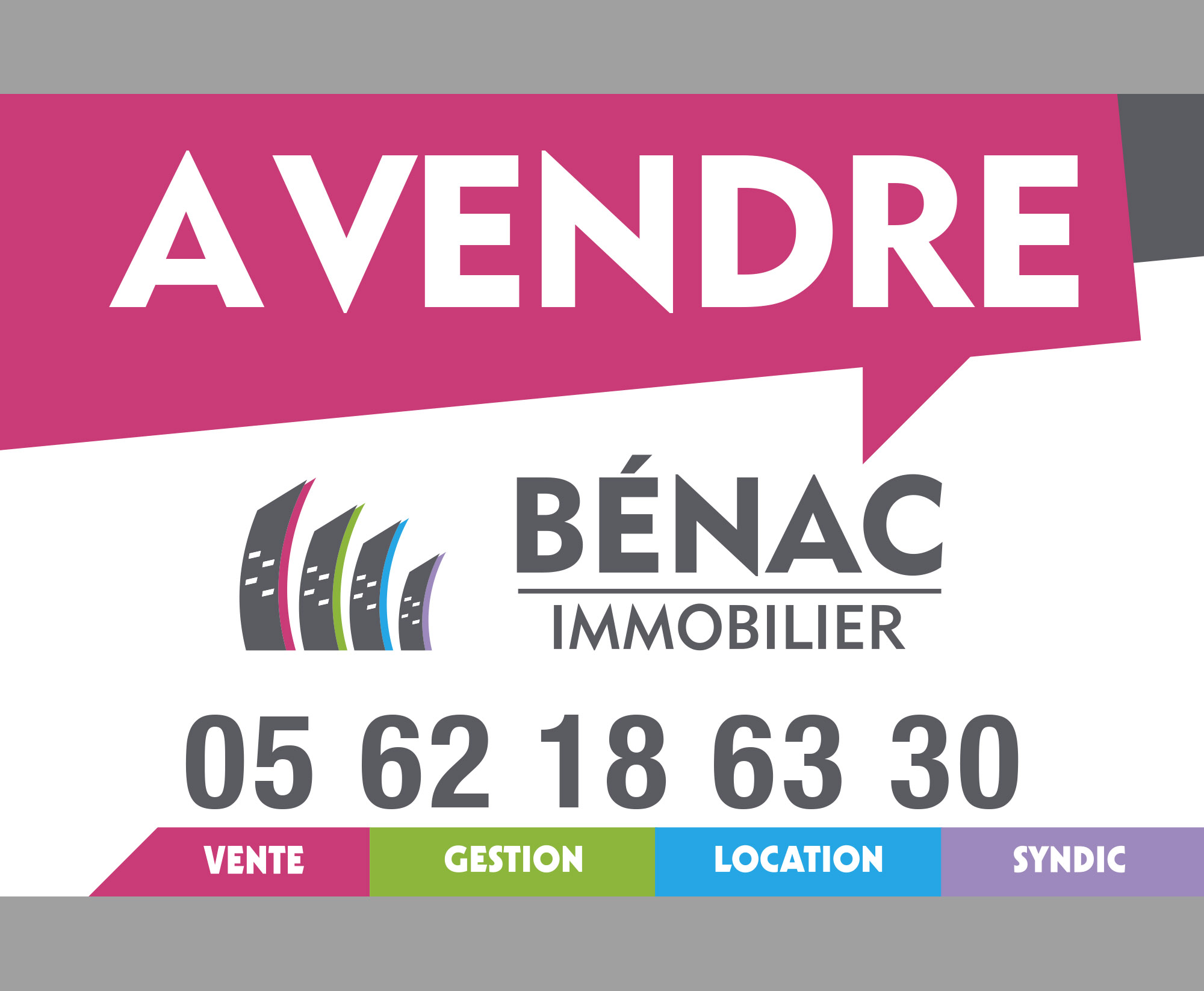 Bénac Immobilier – site internet