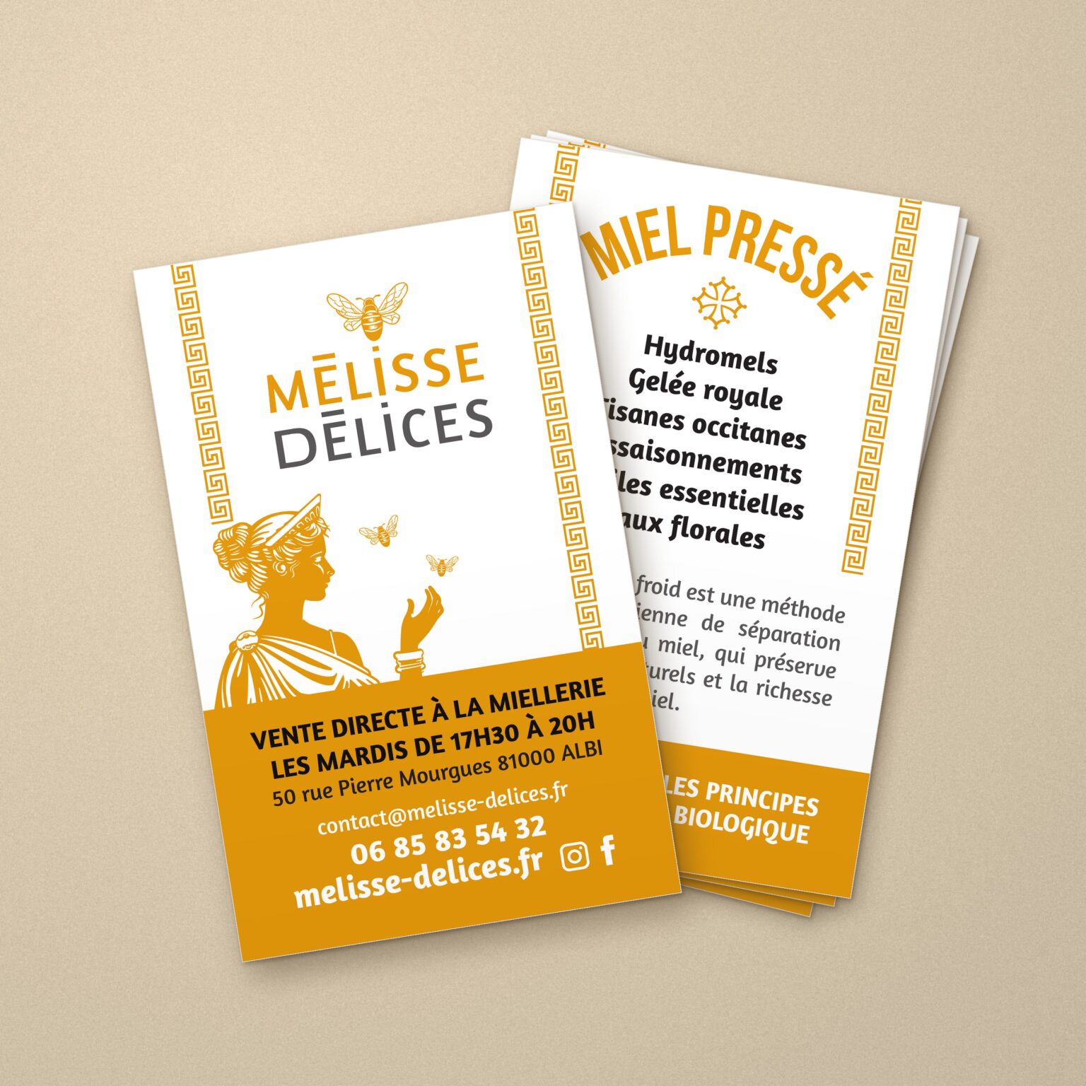 Mélisse Délices – flyers