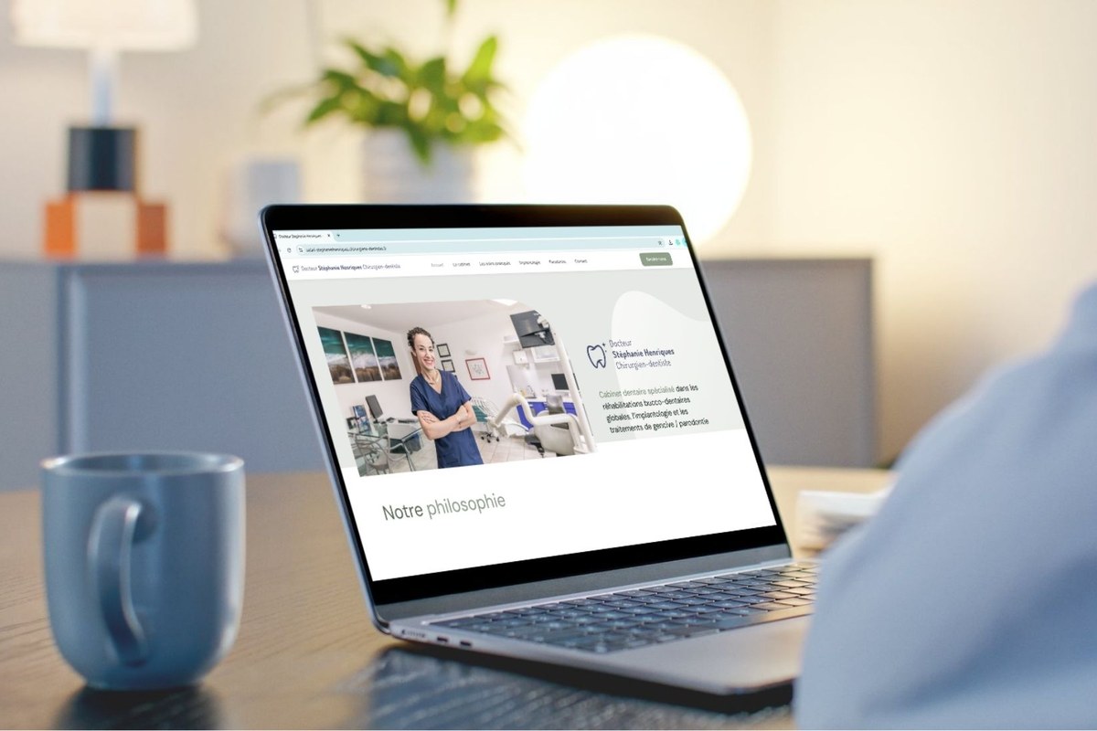 Site internet Dr Stéphanie Henriques, dentiste