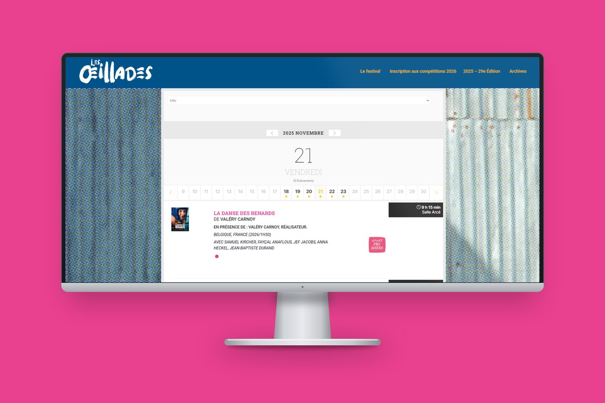 Site internet Les Œillades