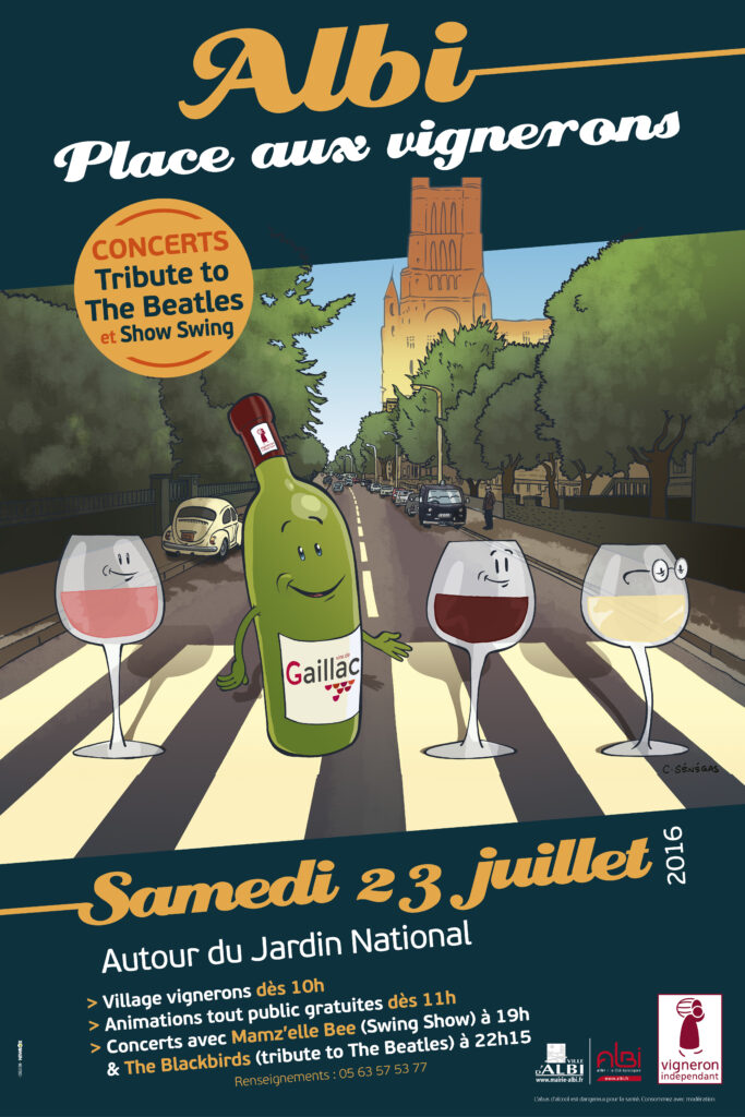 Affiche Albi, Place aux vignerons 2016