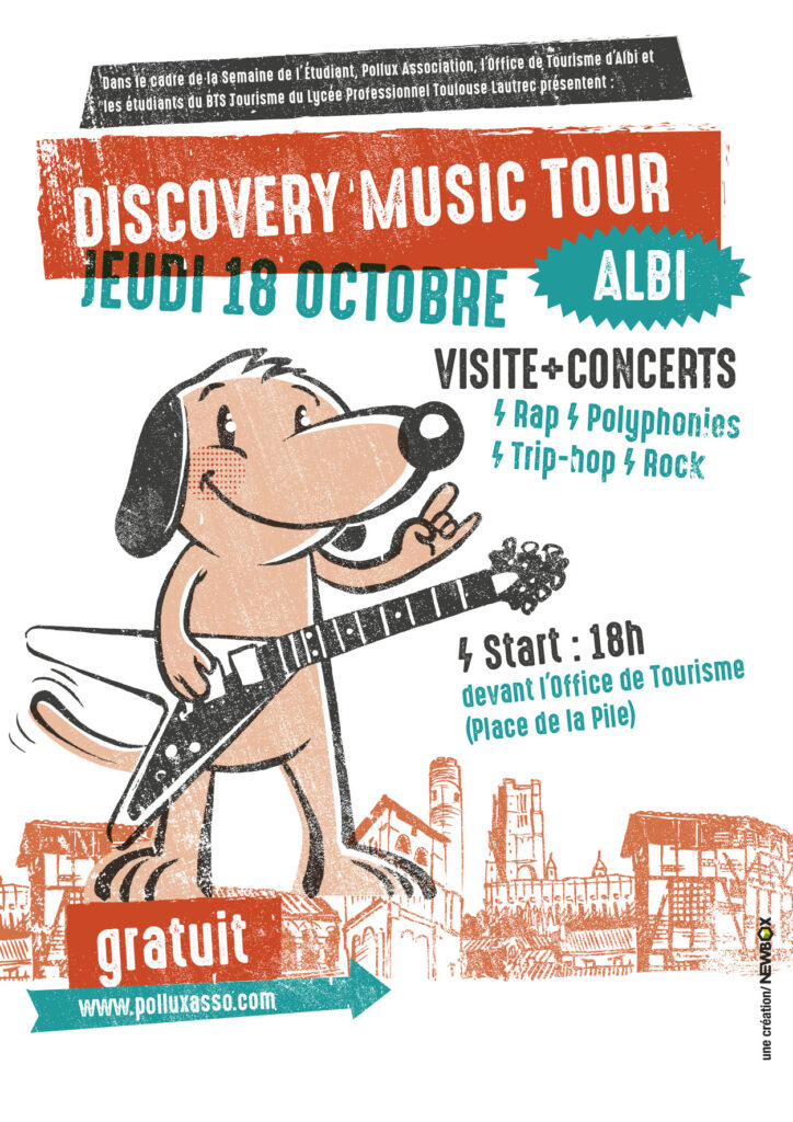 Affiche Discovery Music Tour à Albi, Pollux Asso