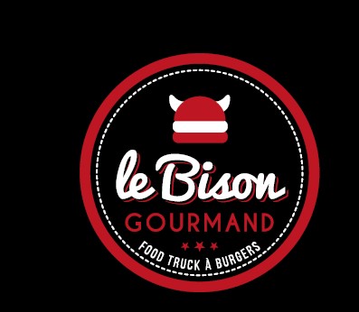 Logo Le Bison Gourmand, food truck à burgers