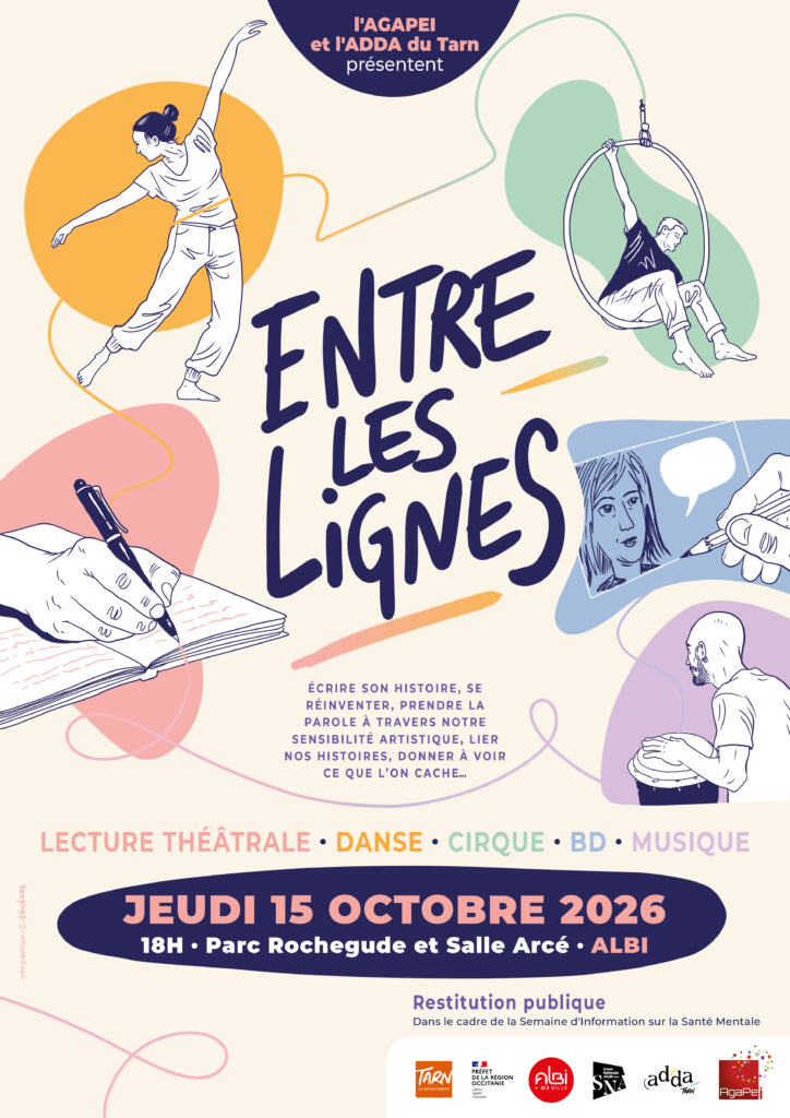 Affiche Entre les lignes, 15 octobre 2026 à Albi